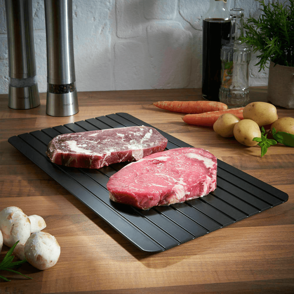 image-Fast Defrost Tray Fast Thaw Frozen Defrosting Plate Board