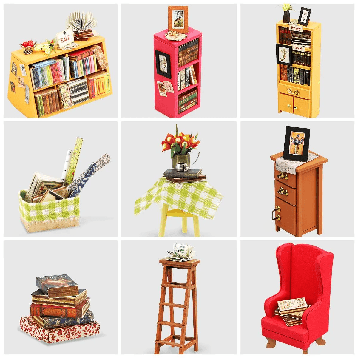 image-DIY Doll House Miniature Dollhouse Wooden Kits Toy