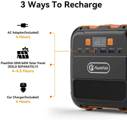image-98Wh/26400mAh Portable Power Station Emergency Power Supply