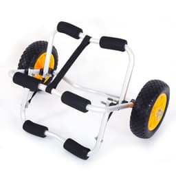 image-Portable 1.5MM Bend Aluminum Alloy Canoeing Trailer Cart