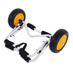 image-Portable 1.5MM Bend Aluminum Alloy Canoeing Trailer Cart