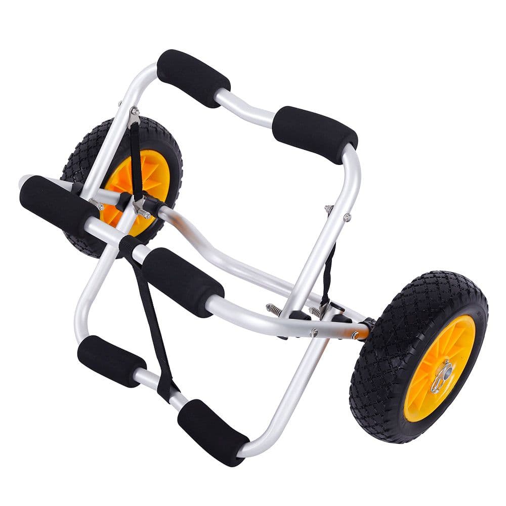 image-Portable 1.5MM Bend Aluminum Alloy Canoeing Trailer Cart