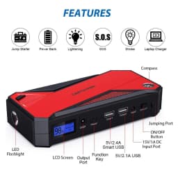 image-800A 18000mAh Portable Battery Booster Car Power Bank