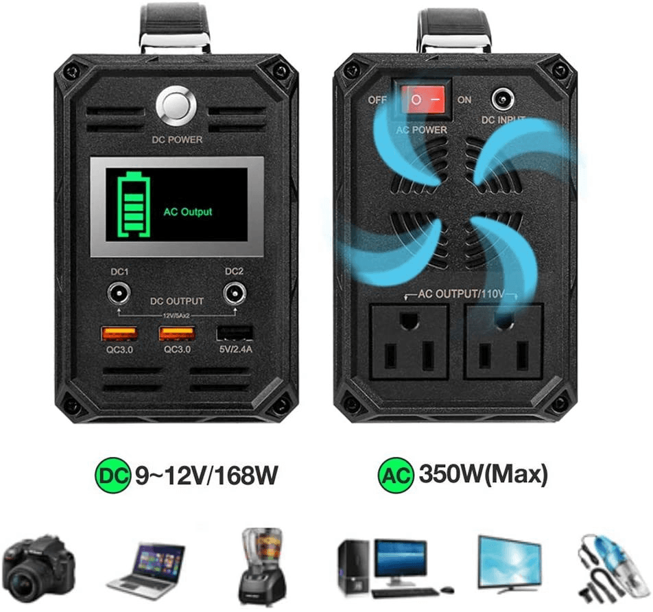 image-110V 300W Generator Portable Power Station Supply for Outdoor