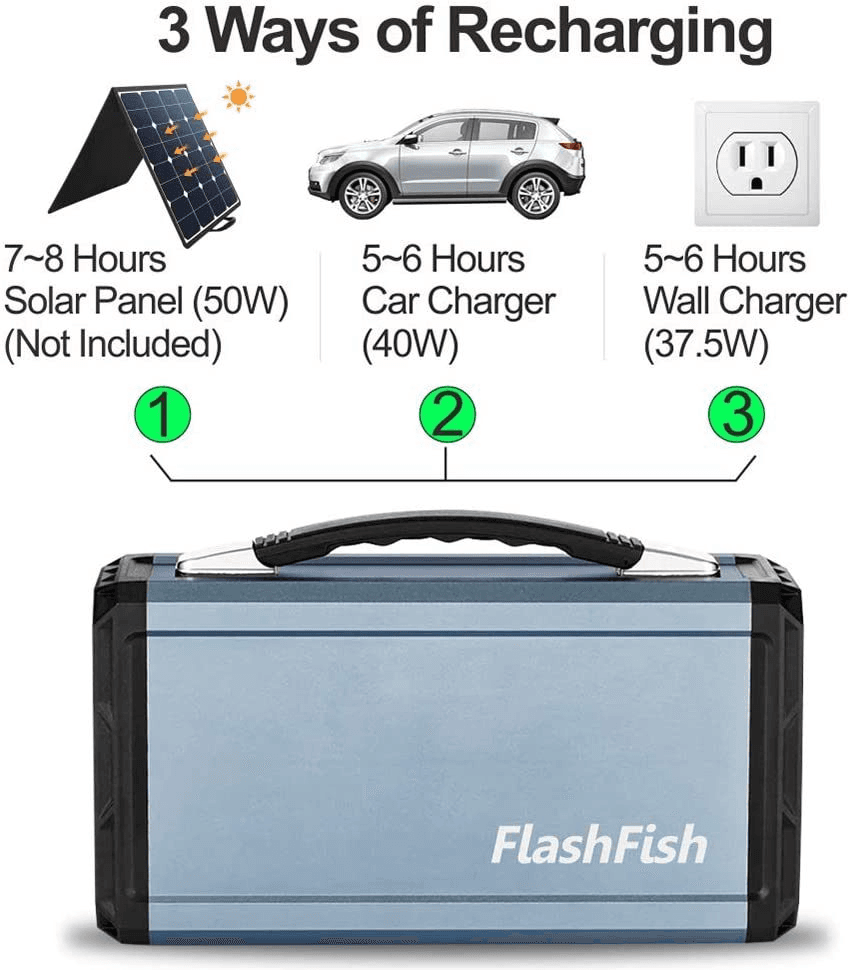 image-110V 300W Generator Portable Power Station Supply for Outdoor