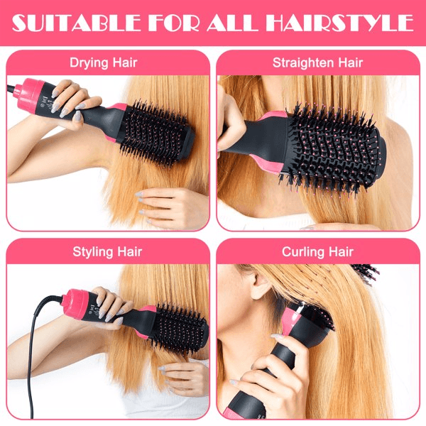 image-Hair Dryer Hot Air Brush Styler and Volumizer Hair Straightener