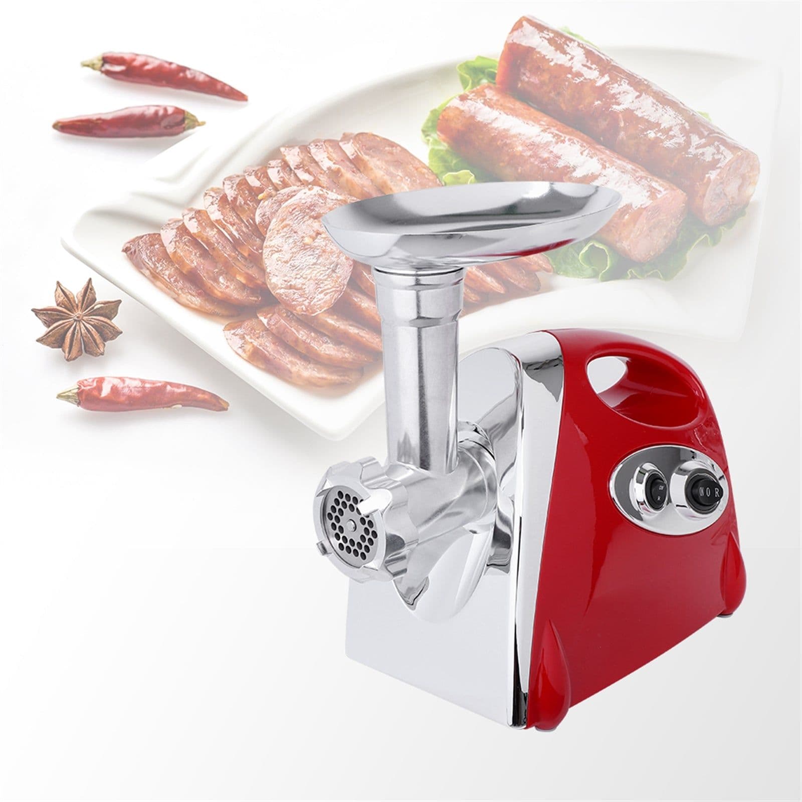 image-Electric Meat Grinders Sausage Stuffer for Kitchen Appliance