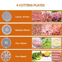 image-Electric Meat Grinders Sausage Stuffer for Kitchen Appliance