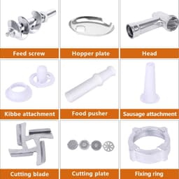 image-Electric Meat Grinders Sausage Stuffer for Kitchen Appliance