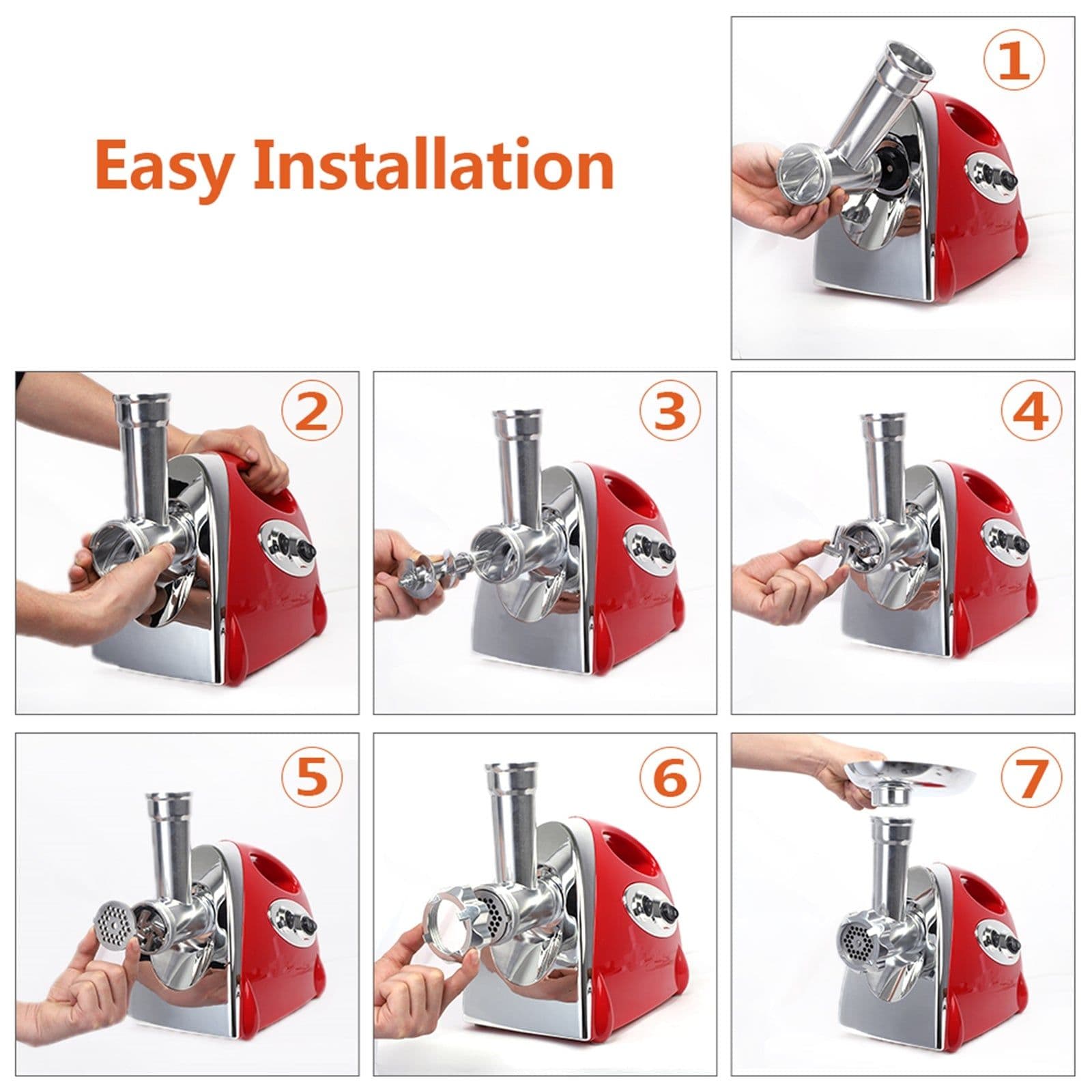image-Electric Meat Grinders Sausage Stuffer for Kitchen Appliance