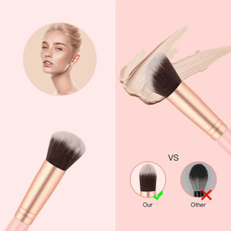 image-14pcs Pink Makeup Brushes Kit