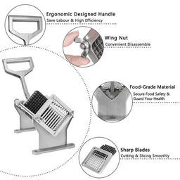 image-Vegetables Slicer Potato Cutter Commercial French Fry Slicer Cutters