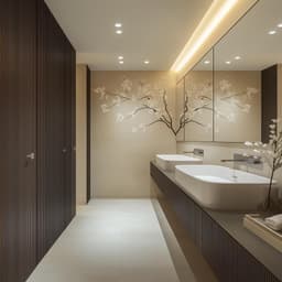 image-Cherry Blossom Wall Decal | Elegant Floral Branch Vinyl Sticker | Japanese Art Wall Mural | Bathroom Bedroom Decor | Peel Stick Flower Tree
