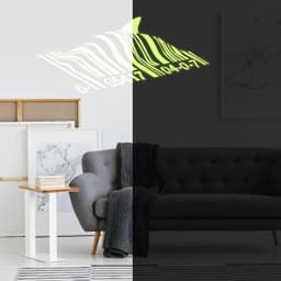 image-Luminous Shark Wall Decal, Underwater Ocean Theme Sticker for Wall Decorations