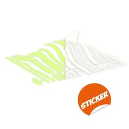 image-Luminous Shark Wall Decal, Underwater Ocean Theme Sticker for Wall Decorations