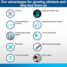 image-Glow In Dark Music Is Life Wall Sticker - Nigh Light Note Quote Decor Art Vinyl Decal