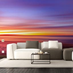 image-Sunset Wallpaper Decals - Peel Stick Nature Photo Self Adhesive Mural Wall Paper Decal