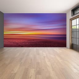image-Sunset Wallpaper Decals - Peel Stick Nature Photo Self Adhesive Mural Wall Paper Decal