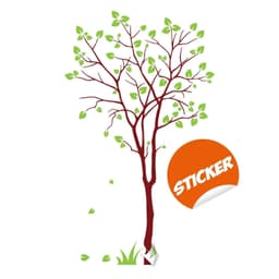 image-Tree Sticker Decal - Wall Birch Art Vinyl Nursery Stickers
