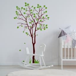 image-Tree Sticker Decal - Wall Birch Art Vinyl Nursery Stickers