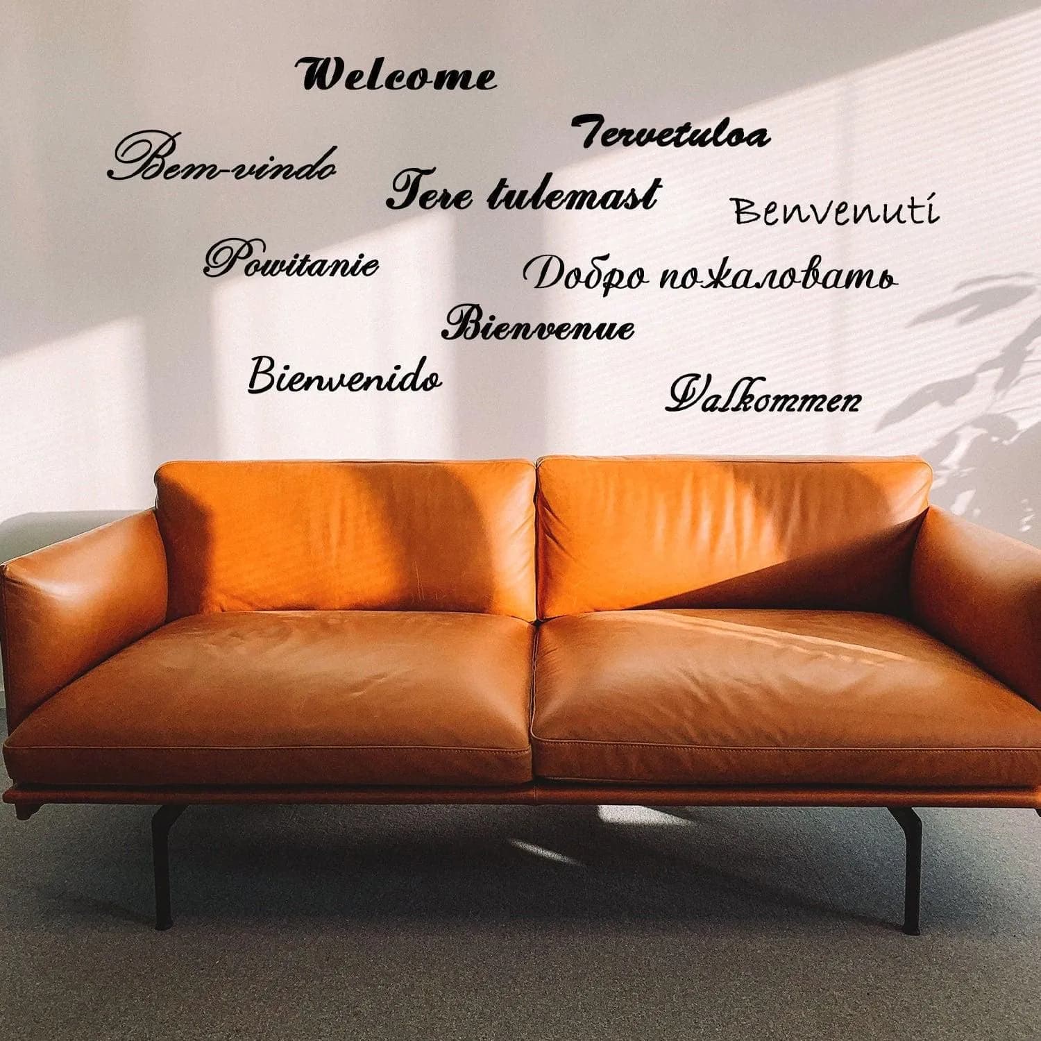 image-Welcome Vinyl Wall Stickers - Front Door Sign Sticker Decal