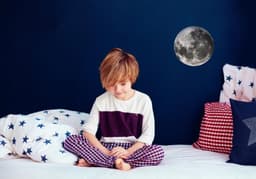 image-Full Moon Wall Decal - Moon Back Phase Sticker