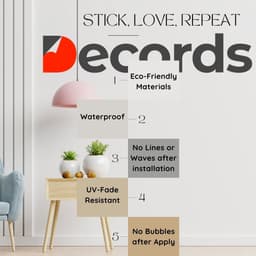 image-Pastel Geometric Wall Sticker | Modern Pink and Blue Geometric Wall Art | Living Room Accent Wallpaper Decal | Stylish Bedroom Decoration