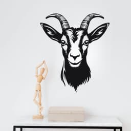 image-Vinyl Goat Wall Sticker Decal