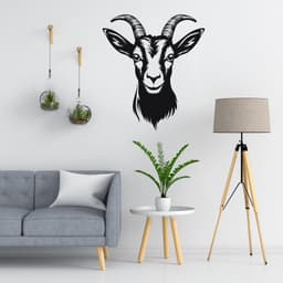 image-Vinyl Goat Wall Sticker Decal