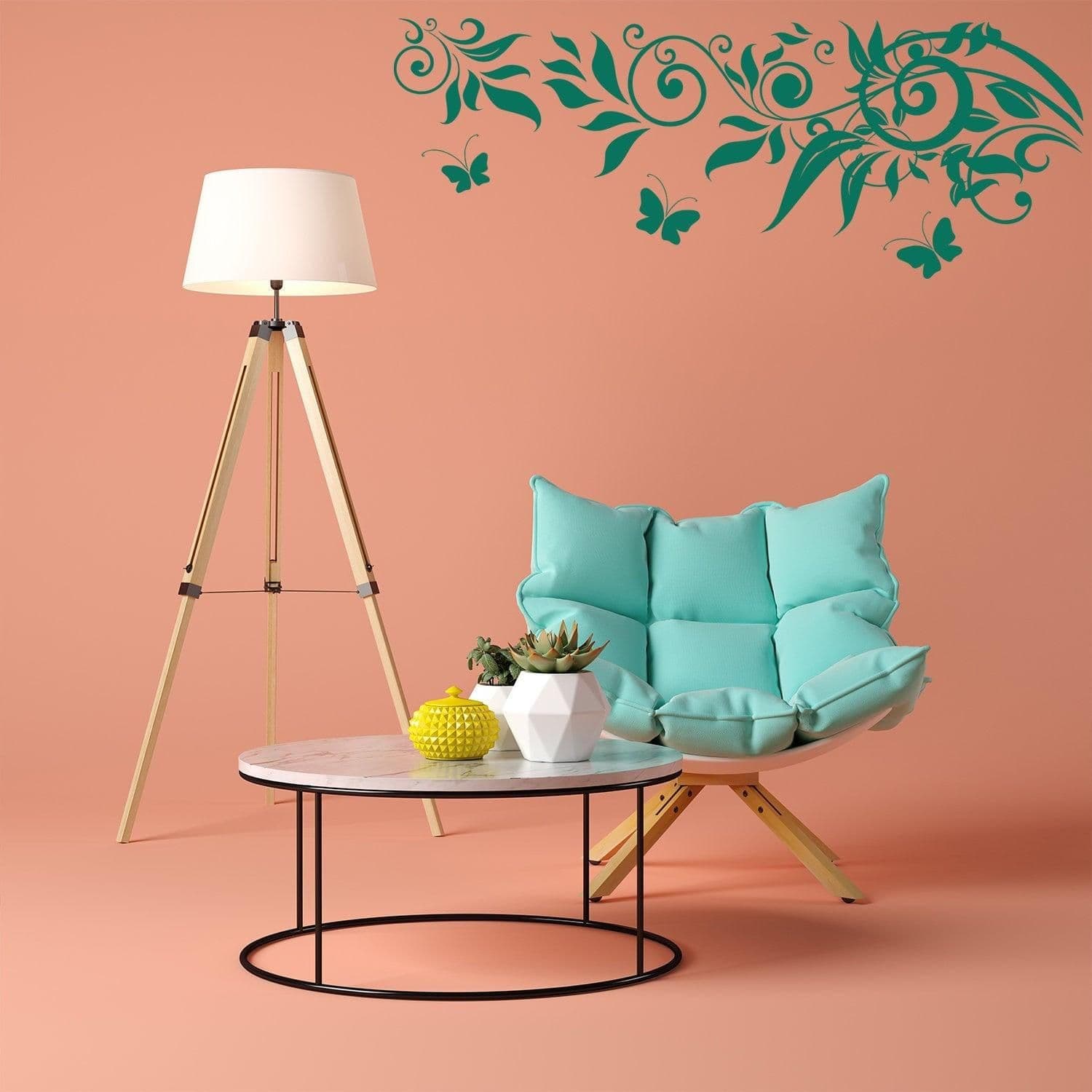 image-Butterflies Vinyl Sticker - Car Bumper Moth Wall Laptop Window Butterfly Set