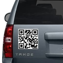 image-Custom Qr Code Sticker - Personalized Design Scan Wall Business Vinyl Waterproof Decal