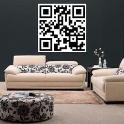 image-Custom Qr Code Sticker - Personalized Design Scan Wall Business Vinyl Waterproof Decal
