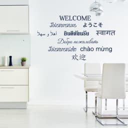 image-Welcome Vinyl Wall Stickers - Front Door Sign Sticker Decal