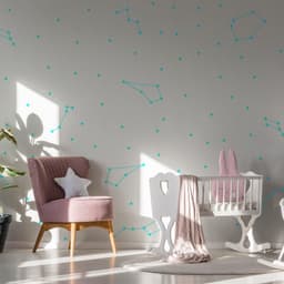 image-Constellations Vinyl Wall Stickers - Zodiac Star Space Ceiling Art Decals