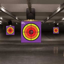 image-Range Shooting Targets Practice For Gun Rifle Pistol Airsoft Handgun - Large Outdoor Circle Paper Shoot Set