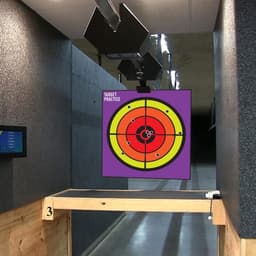 image-Range Shooting Targets Practice For Gun Rifle Pistol Airsoft Handgun - Large Outdoor Circle Paper Shoot Set