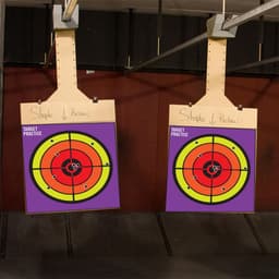 image-Range Shooting Targets Practice For Gun Rifle Pistol Airsoft Handgun - Large Outdoor Circle Paper Shoot Set