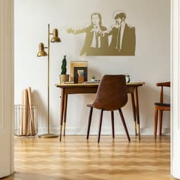 image-Banksy Pulp Fiction Sticker - Wall Art Vinyl Movie Jackson Pop Decal
