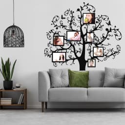 image-Photo Frame Tree Sticker - Family Vinyl Wall Decal