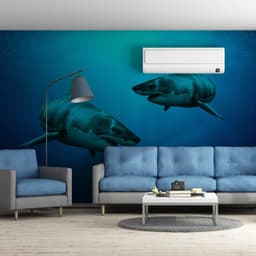 image-Wallpaper Shark Decor Sticker - 3d Underwater Ocean Wall Stickers Removable Decal
