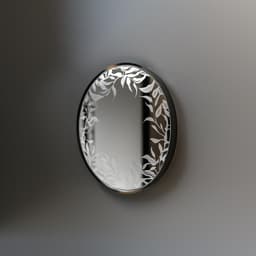 image-Custom Etched Mirror Decal | Personalized Frosted Film Sticker | Decorative Sandblasted Look | Elegant Mirror Art for Home & Office