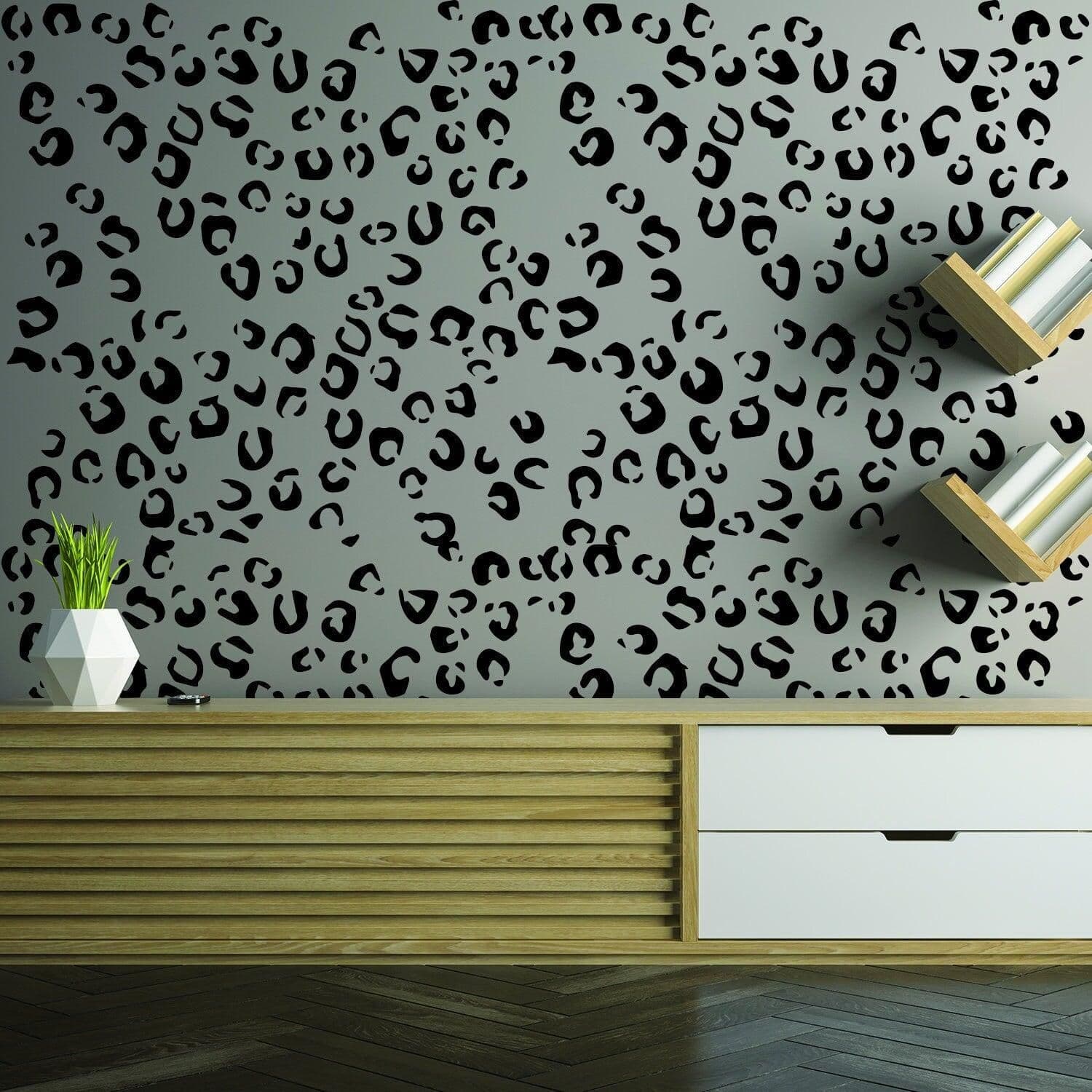 image-50x Leopard Animal Skin Sticker - Pack Of Cheetah Skins Print Decal Vinyl Wrap Stickers