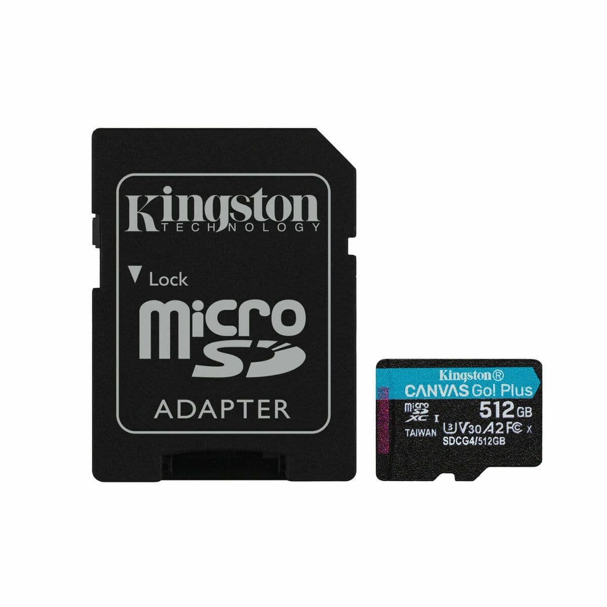 image-Micro SD Memory Card with Adaptor Kingston SDCG4/512GB 512 GB