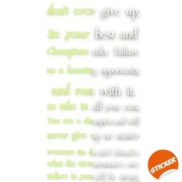 image-Believe In Yourself Stair Glow In Dark Vinyl Sticker - Night Glowing Motivation Love Home Quote Decal