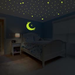 image-Custom Glowing Vinyl Wall Decal - Customised Glow in Dark Ceiling Sticker
