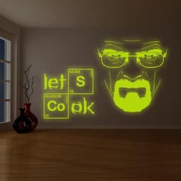 image-Custom Glowing Vinyl Wall Decal - Customised Glow in Dark Ceiling Sticker