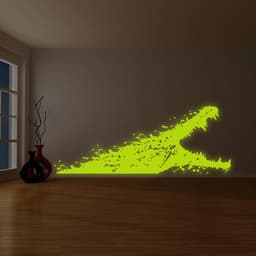 image-Custom Glowing Vinyl Wall Decal - Customised Glow in Dark Ceiling Sticker