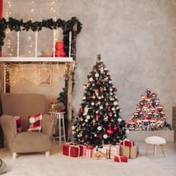 image-Funny Christmas Tree Wall Vinyl Decal - Large Dogs Sticker Decoration Living Kids Room