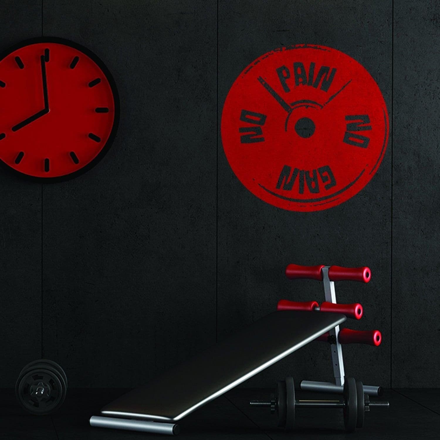 image-Fitness Gym Wall Workout Decor Vinyl Decal - Inspirational Motivational Sports Stickers Quotes For Exercise Room Beast Mode Sticker Decals