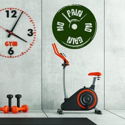 image-Fitness Gym Wall Workout Decor Vinyl Decal - Inspirational Motivational Sports Stickers Quotes For Exercise Room Beast Mode Sticker Decals